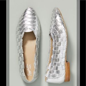 NWT Anthropologie woven flats